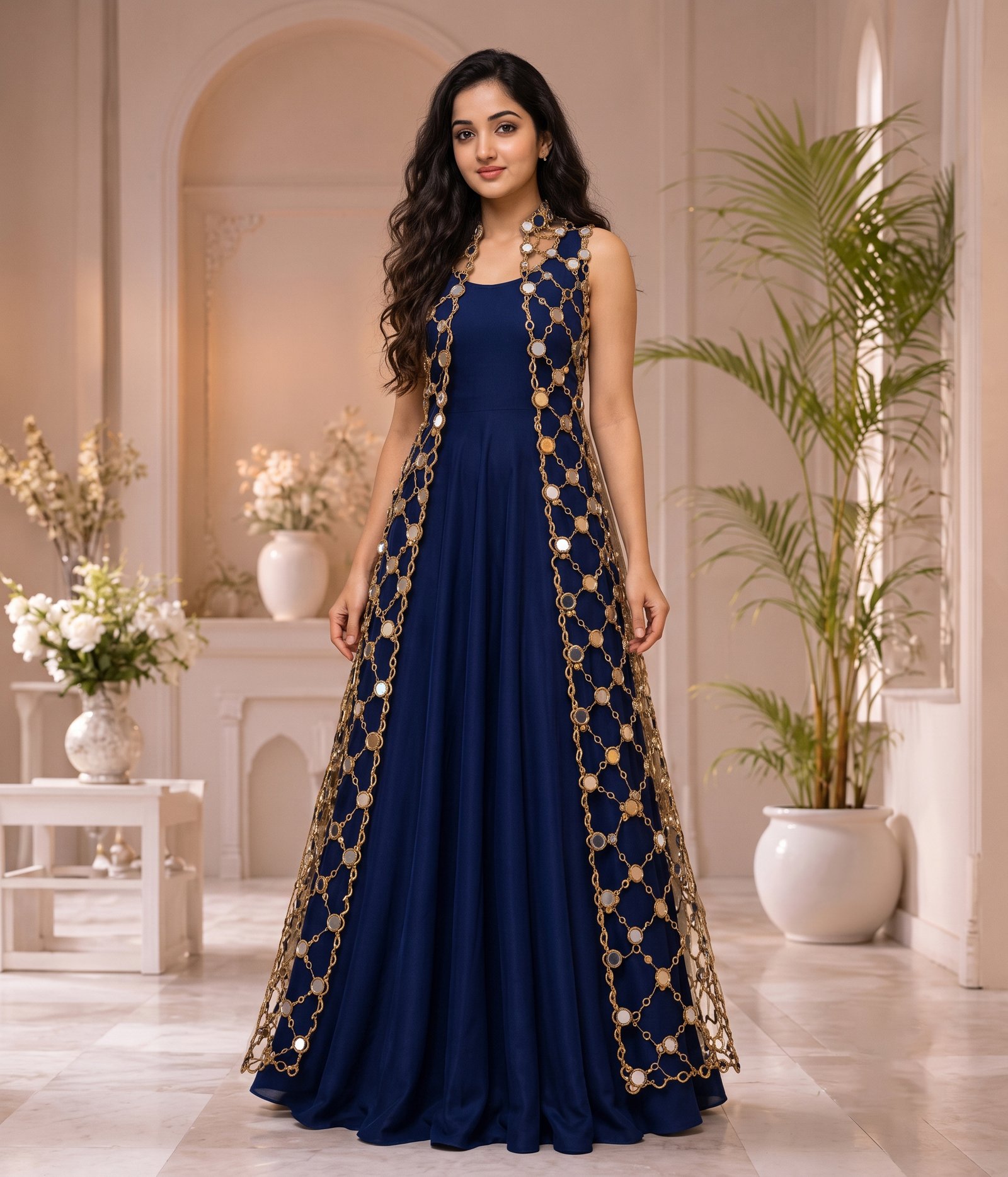 Navy Blue Gown