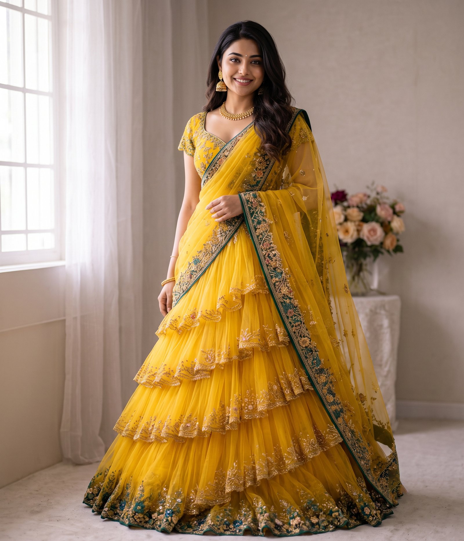 Yellow Saree