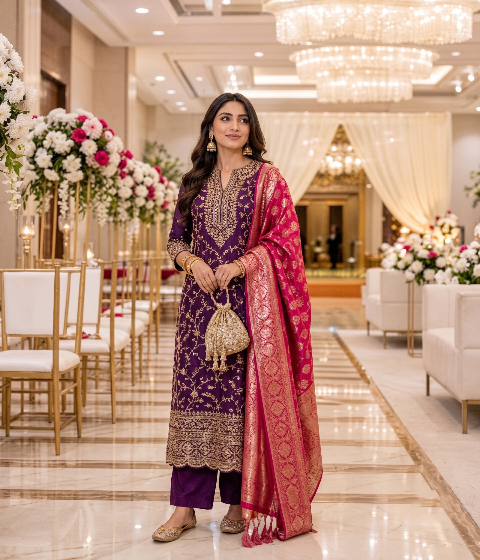 Violet Kurta