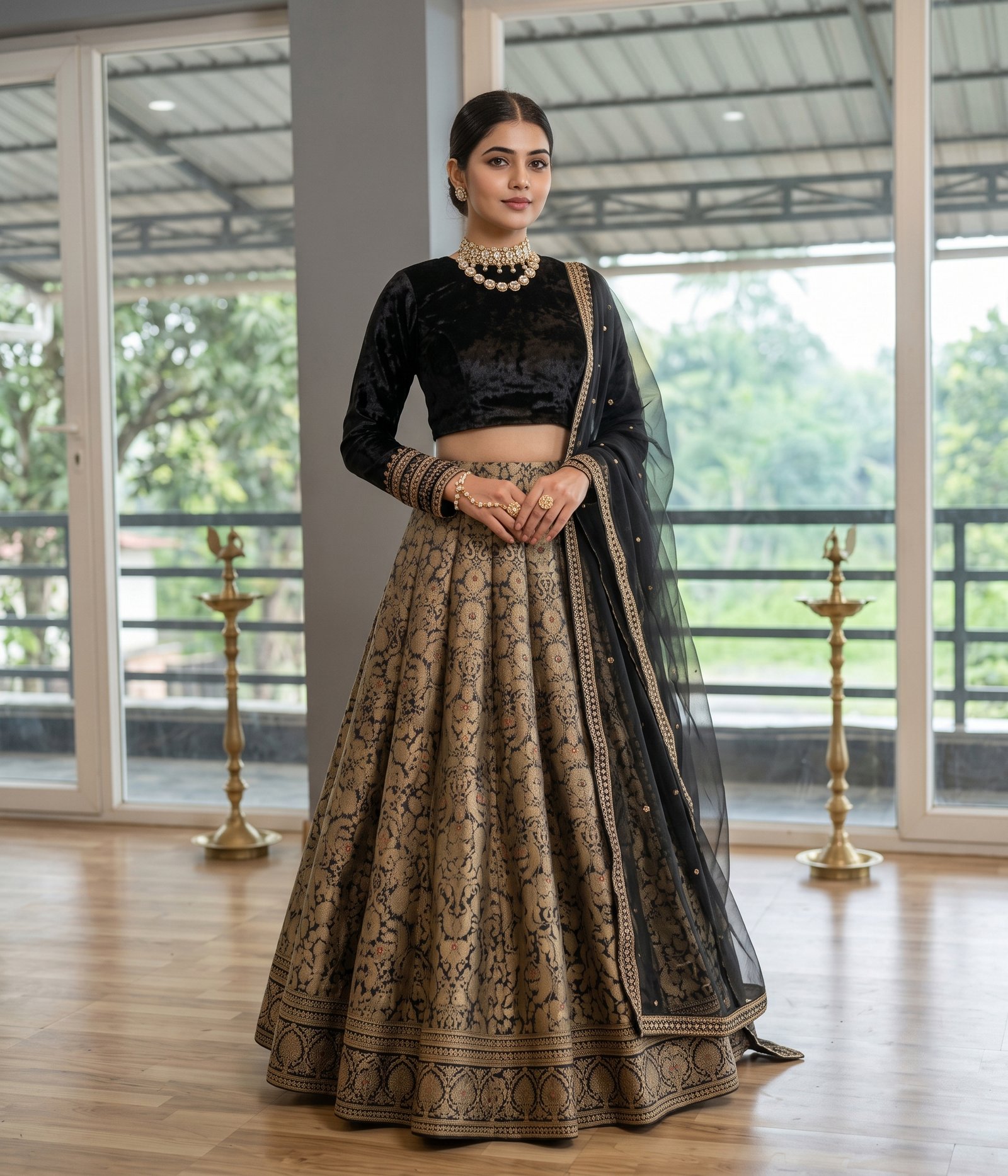 Black Lehenga