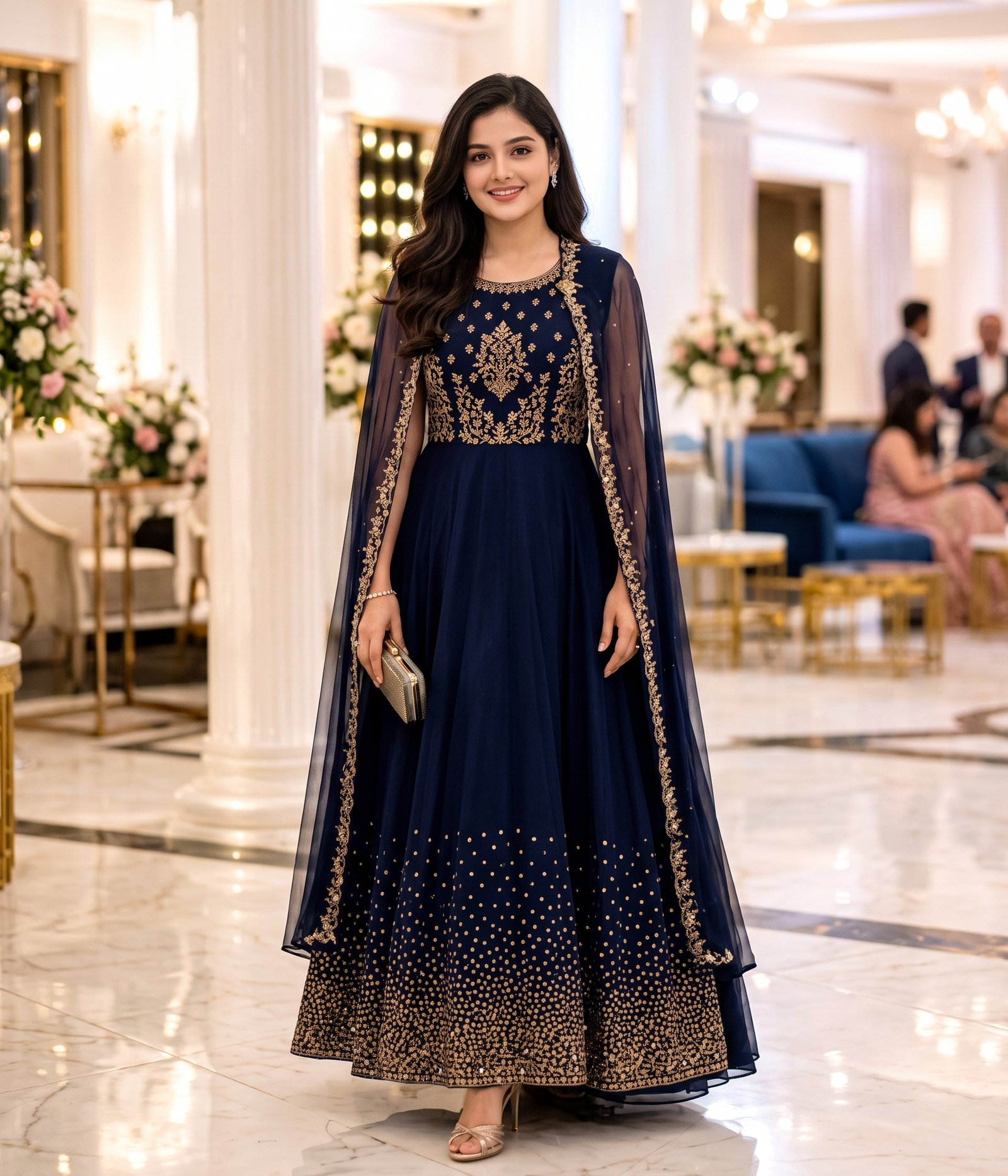 Dark Blue Gown
