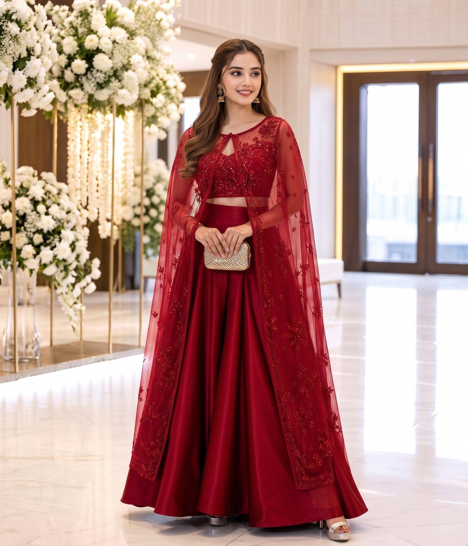 Red Lehenga Set