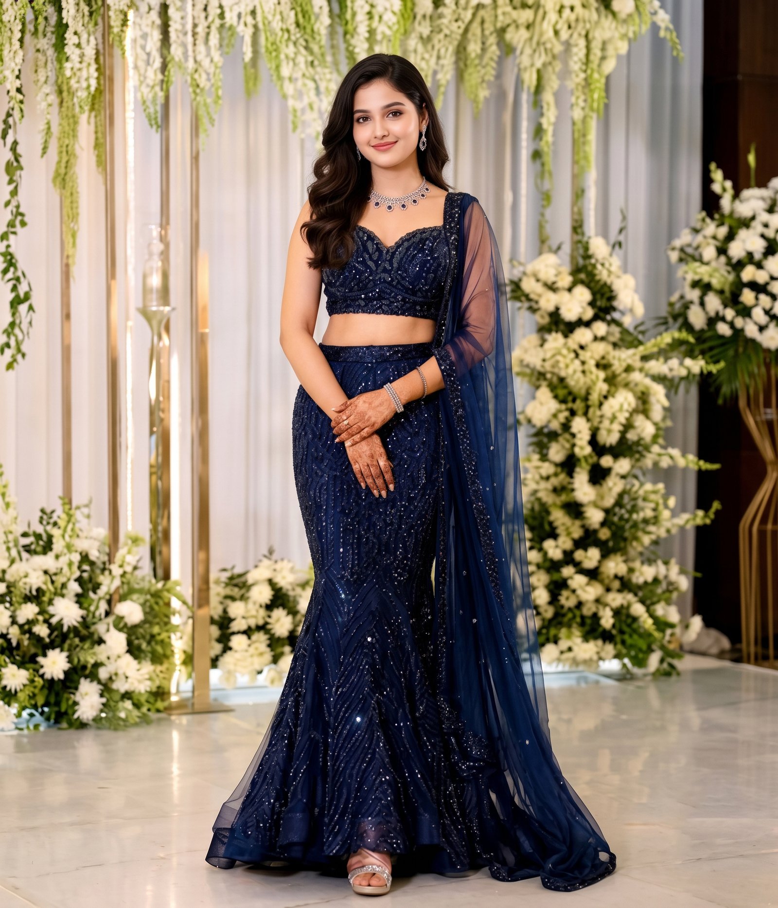 Dark Blue Gown