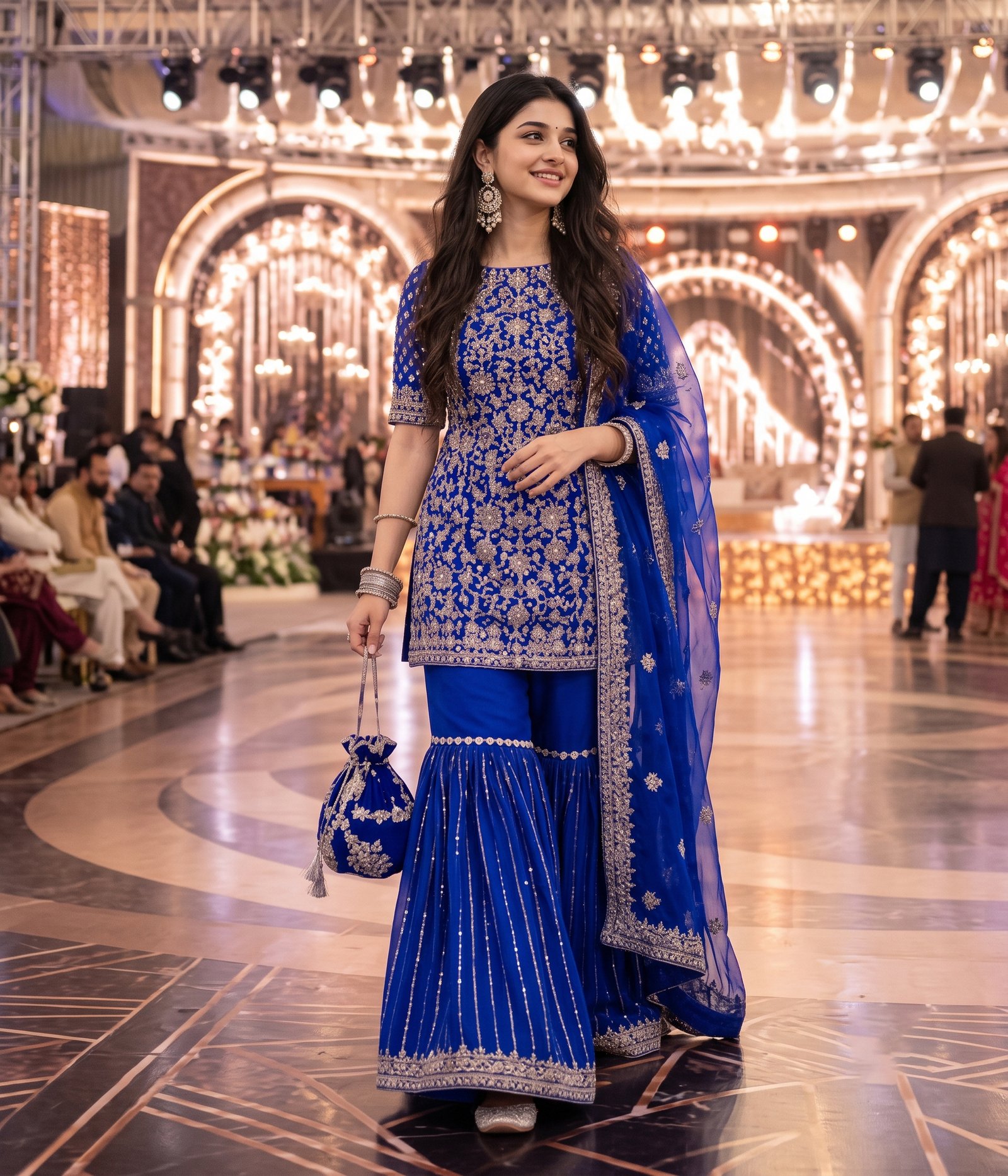 Blue Short Kurta